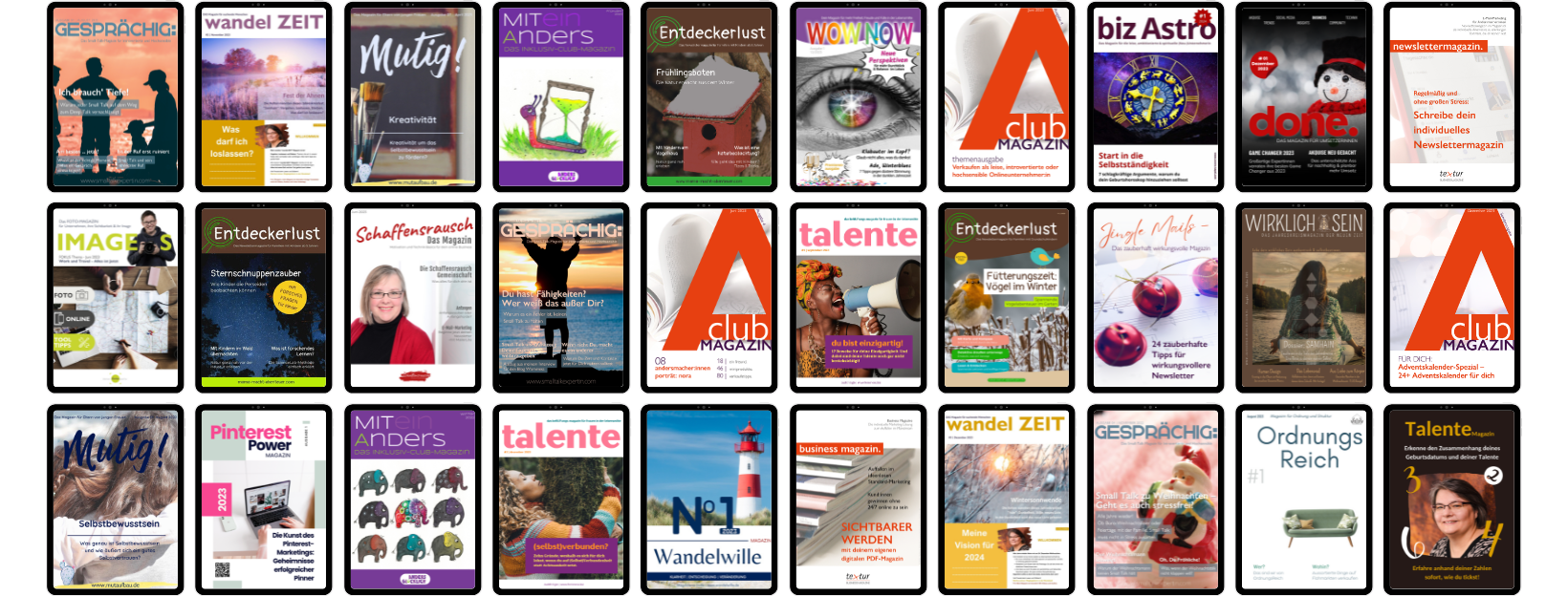 Mini-Magazine bieten vielfältige Möglichkeiten für dein Business
